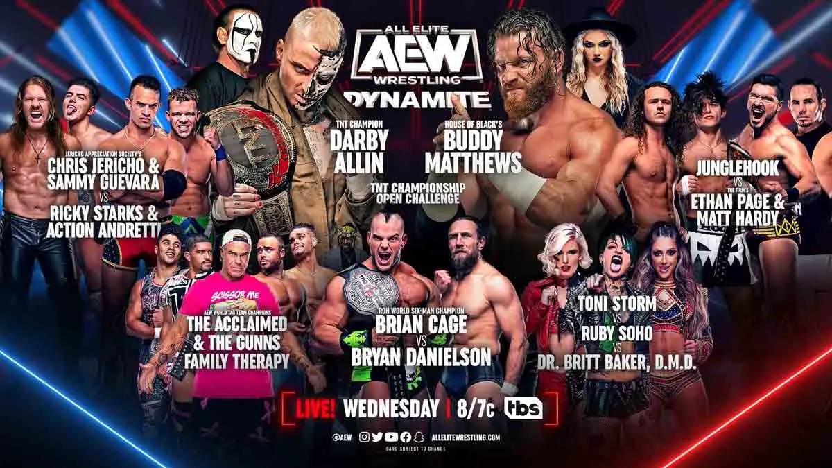 AEW Dynamite January 25, 2023 Falls Count Anywhere