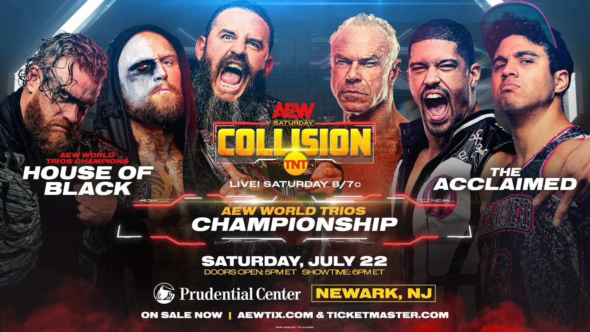 AEW Collision July 22, 2023 Falls Count Anywhere