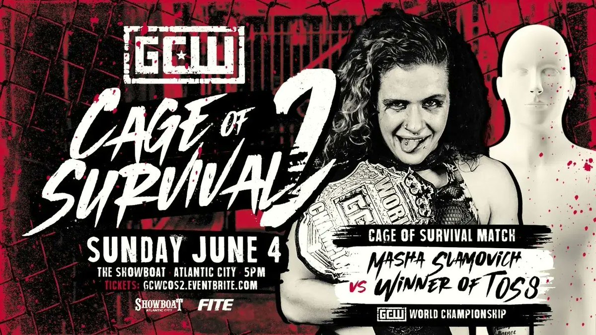 GCW Cage of Survival 2 June 4, 2023 Falls Count Anywhere