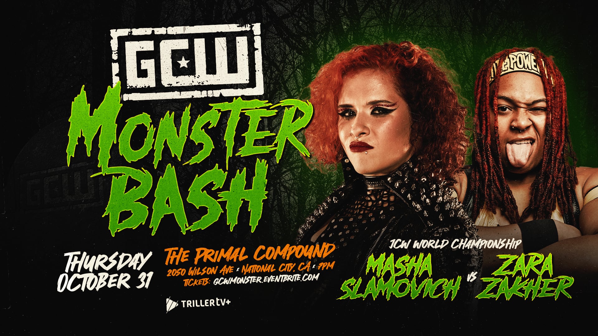 GCW Monster Bash – October 31, 2024